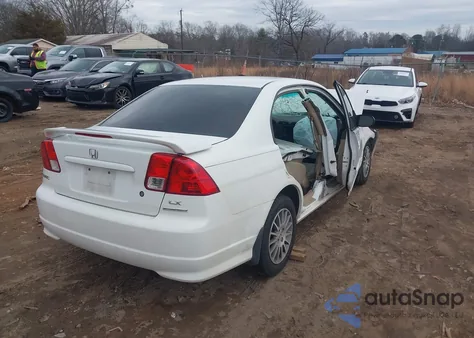 2005 Honda Civic Lx from USA, damaged, VIN 2HGES16515H630705